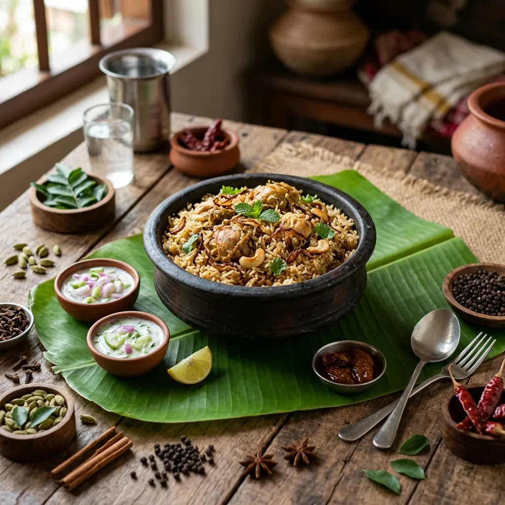 Authentic Kerala Chicken Biriyani